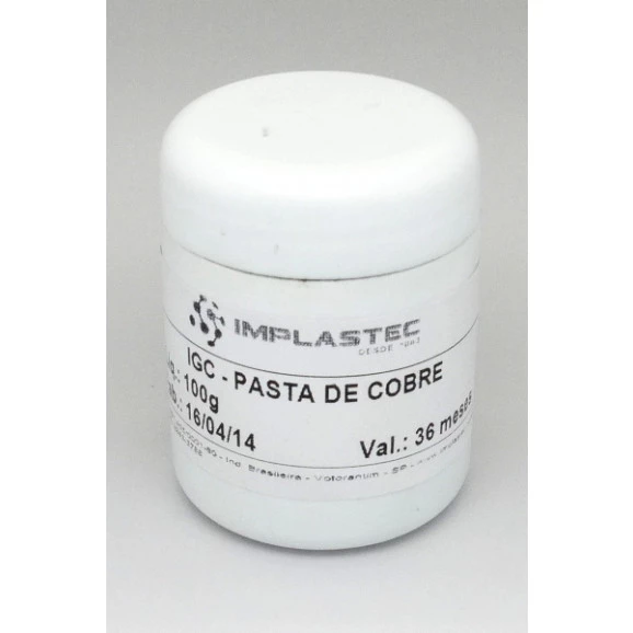 Pasta de cobre 100g - Implastec 