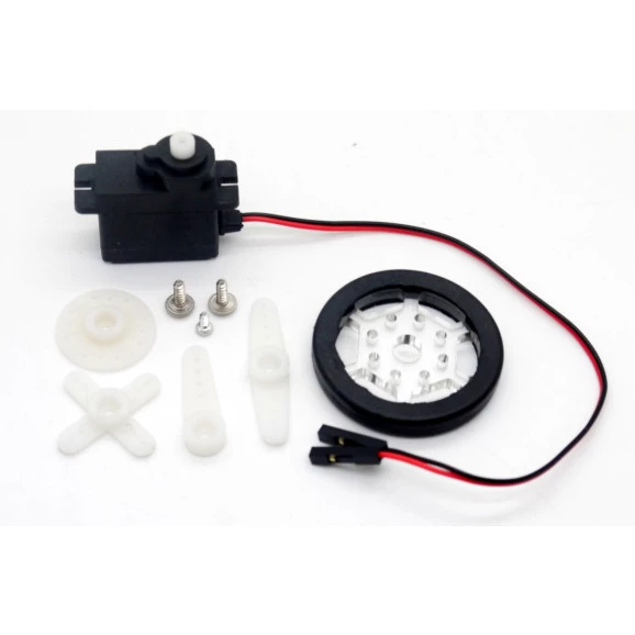 Micromotor 5V com redução e roda - DG-011