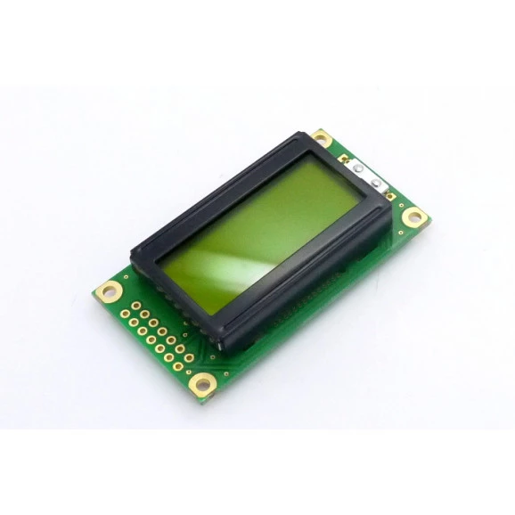Display LCD 08x02 Verde com Luz de Fundo (Back Light) WH-0802A-YYH-JT - Winstar