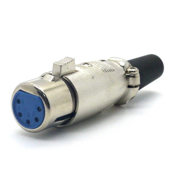 Conector XLR Fêmea 5 Vias JL33007C - Jiali