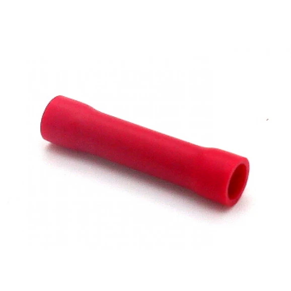 Terminal Tipo Luva Isolado 22-16 AWG  0.25 á 1mm Vermelho - LI2216 - Eletro Service