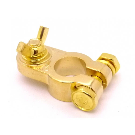 Clip para Bateria 1 Via Positivo (+) Dourado 