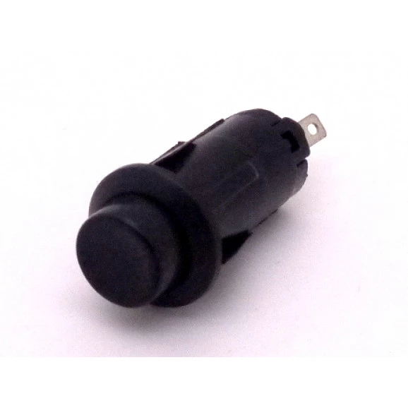 Chave Push-Button OFF-(ON) Sem Trava PBS-27B Preto - Jietong