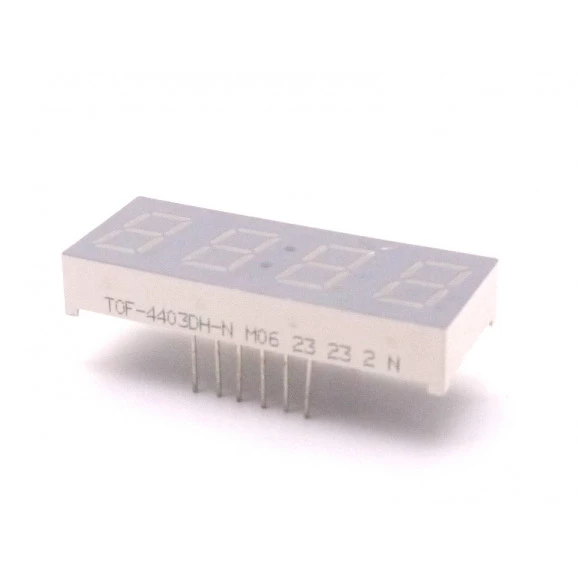 Display de 7 Segmentos com  4 Dígitos TOF4403DH