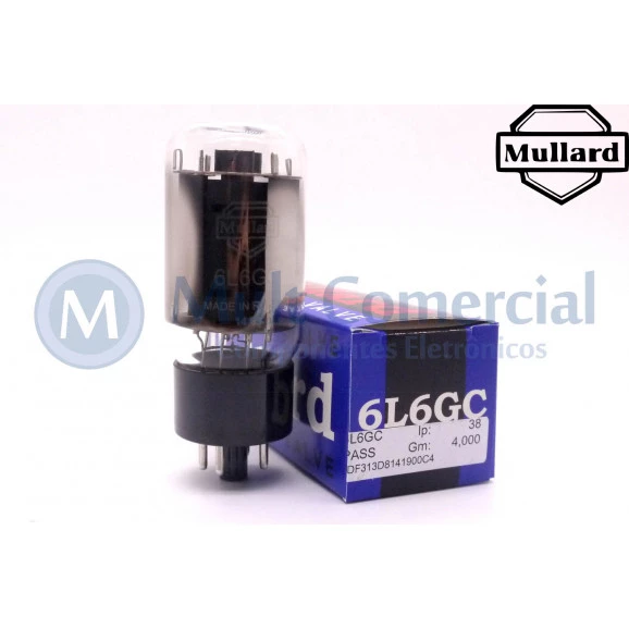 Válvula 6L6GC Pentodo de Potência - Mullard