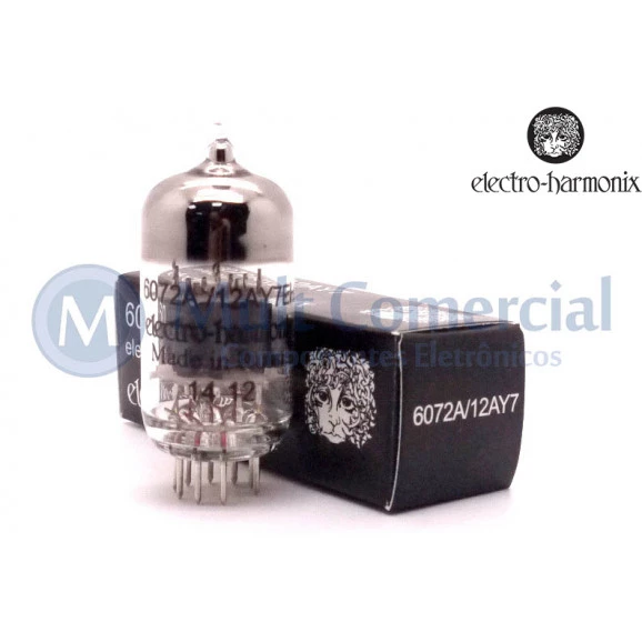 Válvula 12AY7 6072A Duplo Triodo - Electro-Harmonix