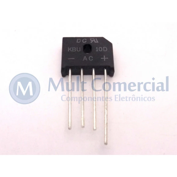 Ponte Retificadora KBU10D 400V 10A - DC