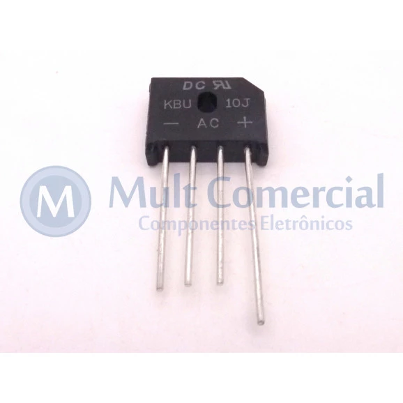Ponte Retificadora KBU10J 600V 10A - DC