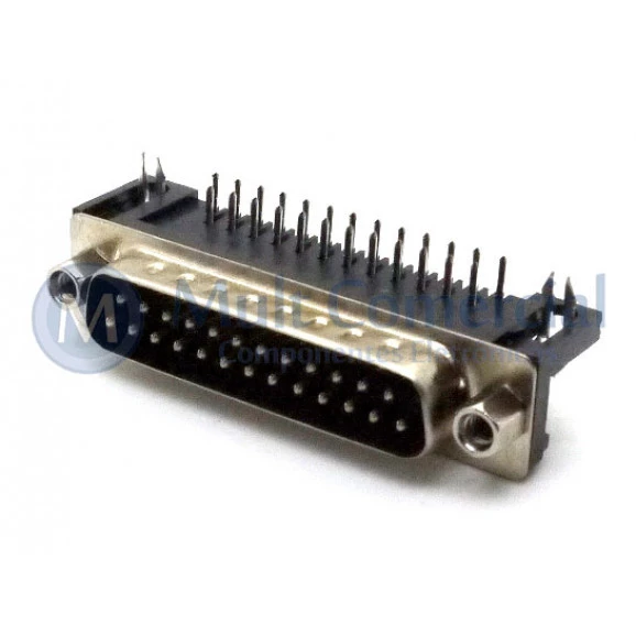 Conector DB25 Macho PCI 90° 