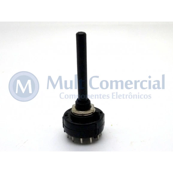 Chave de Onda 3 pólos 12 Posições RTS-01-304-42RP - Jietong 