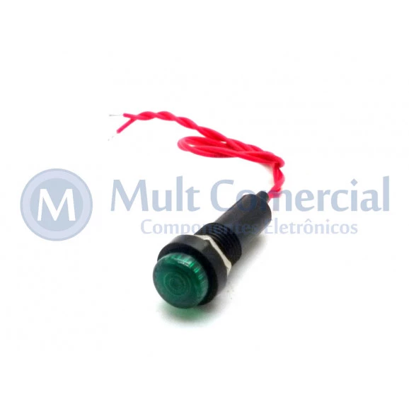 Olho de Boi com Rabicho 220V - Verde