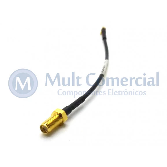 Cabo Pigtail MMCX para SMA com 15 cm