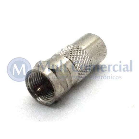 Plug adaptador BNC Macho para Pino Europeu - JL26068