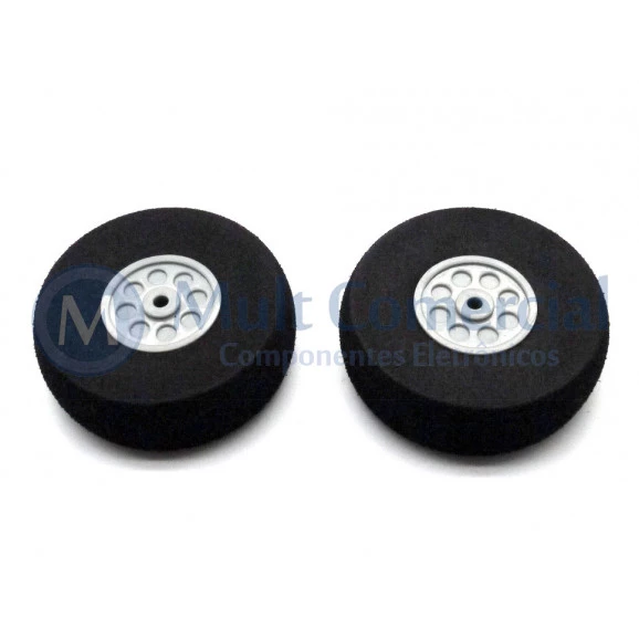 Pneu de Espuma Extra Rígida para Aeromodelo Embalagem Com 2 Peças - 55P 0899
