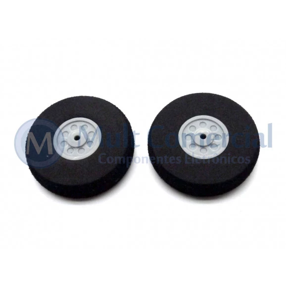 Pneu de Espuma para Aeromodelo Embalagem Com 2 Peças - 40 0980