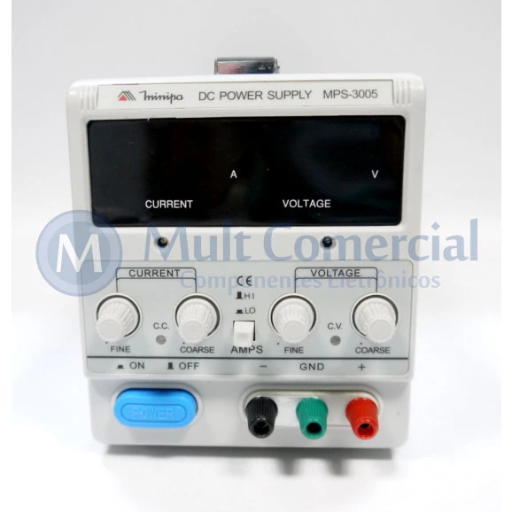 Fonte de Alimentação de Bancada Bivolt  MPS-3005 - Minipa