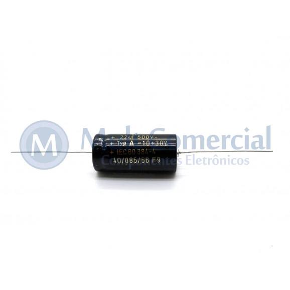Capacitor Eletrolítico Radial 22uf/500V - F&T 