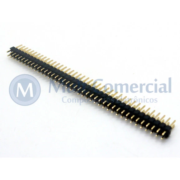 Barra de Pinos Duplos 180º 2x40 Macho BM040-2E