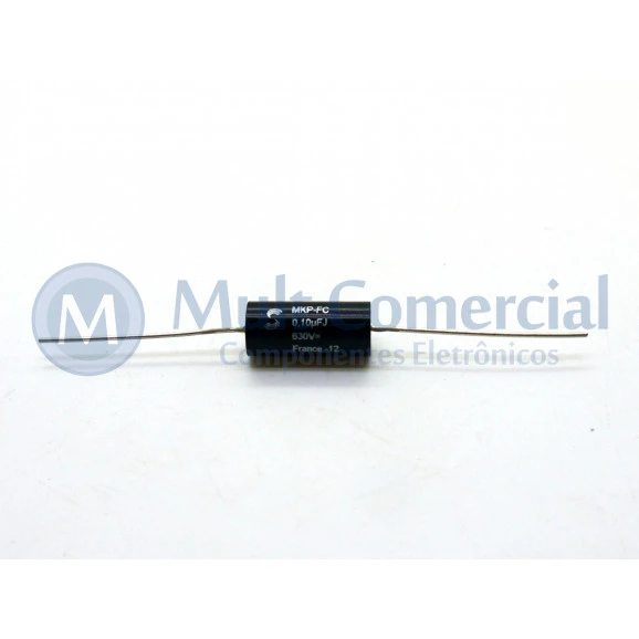 Capacitor de Polipropileno Metalizado 100KPF/630V (0.1uF / 100NF / 104) Axial - Solen