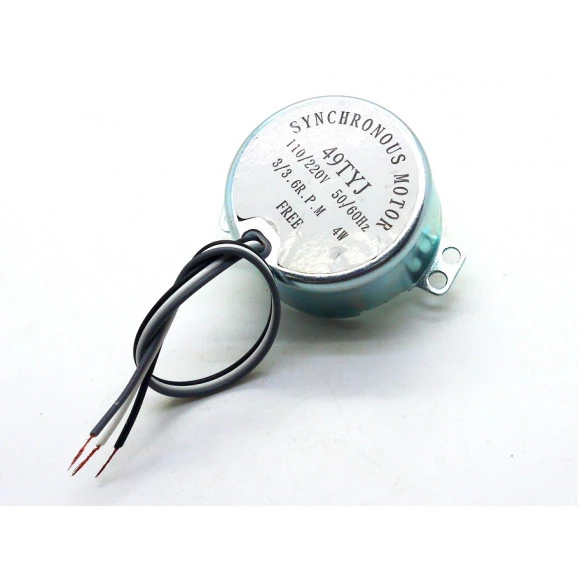 Motor AC 110-220V 3/3.6 RPM com Redução Cód. Motor 82