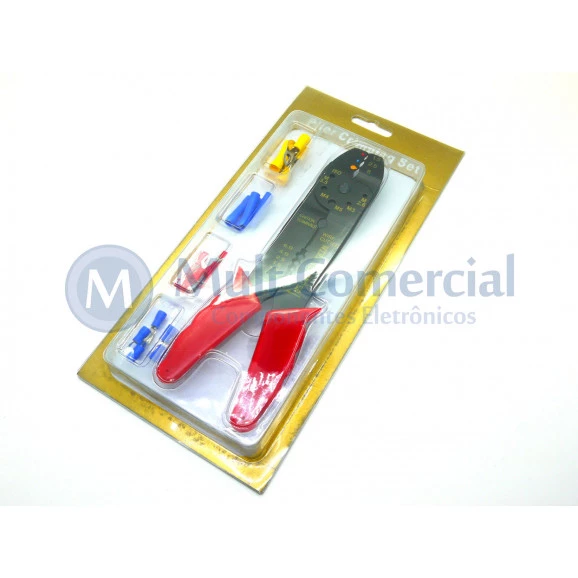 Kit para Crimpar conectores Faston - AT651