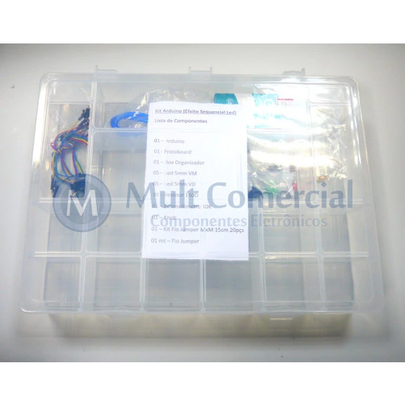 Kit Arduino (Efeito Sequencial Led)