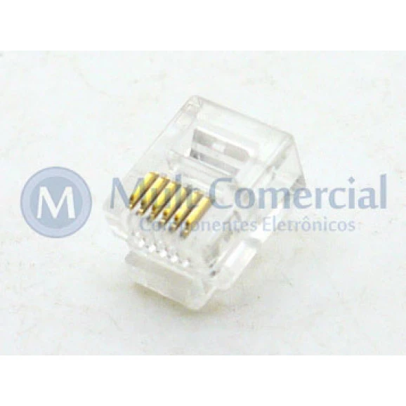 Conector RJ12 6P6C 6 Vias - DS1122-01
