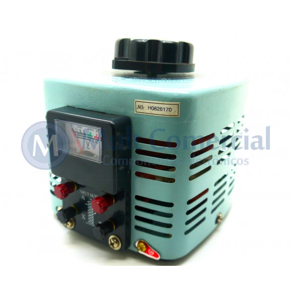 Variador de Voltagem Monofásico (Variac) TDGC2-0.5KVA  2A 