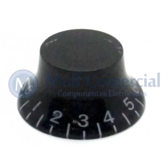 Knob númerado (0-10) Preto - C-2004