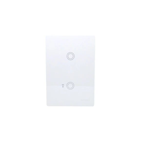 Interruptor Inteligente Touch 2 Teclas Bivolt Branco - PA021561 - Margirius