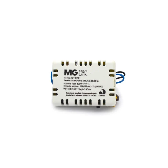 Controlador Inteligente Simples 1 Canal 10A Bivolt - PA021564 - Margirius