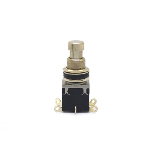 Chave DPDT Foot Switch Momentânea Liga/(Liga) para Solda Fio - PBS-24-212 - Jietong
