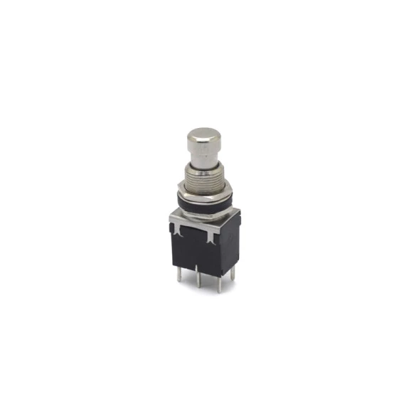 Chave DPDT Foot Switch Momentânea Liga-(Liga) com 6 Terminais PCI - PBS-24-212P
