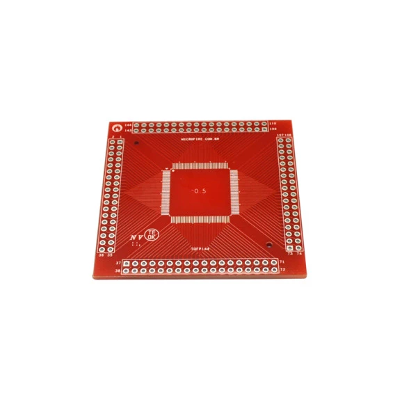 Placa Adaptadora TQFP para DIP 144 Pinos