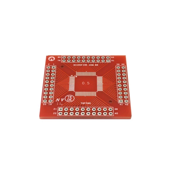 Placa Adaptadora TQFP para DIP 80 Pinos