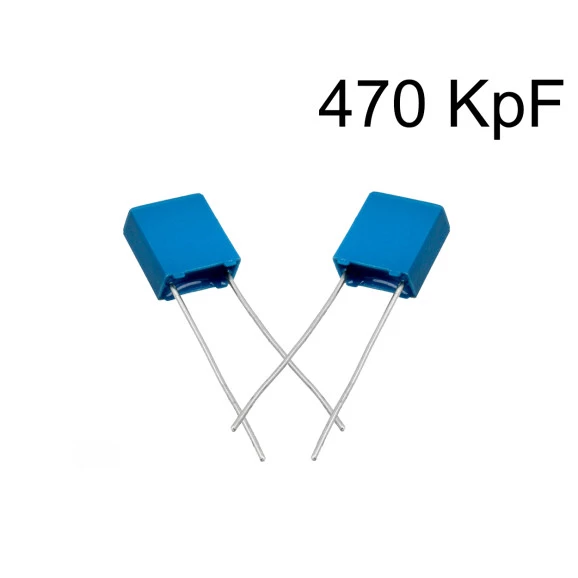 Capacitor Poliéster Film 470KpF ( 0.47uF / 470nF / 474 ) Série B32529 - Epcos - 63V a 100V