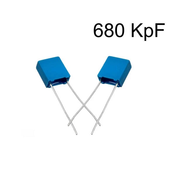 Capacitor Poliéster Film 680KpF ( 0.68uF / 680nF / 684 ) Série B32529 - Epcos - 63V a 100V