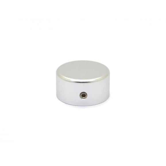 Tampa em alumínio para FootSwitch Alloy Candy Topper Cor Prata