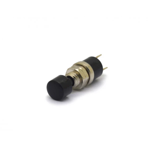 Chave Push-Button na cor Preta (Normalmente Aberto) - PS832 - B.B.C