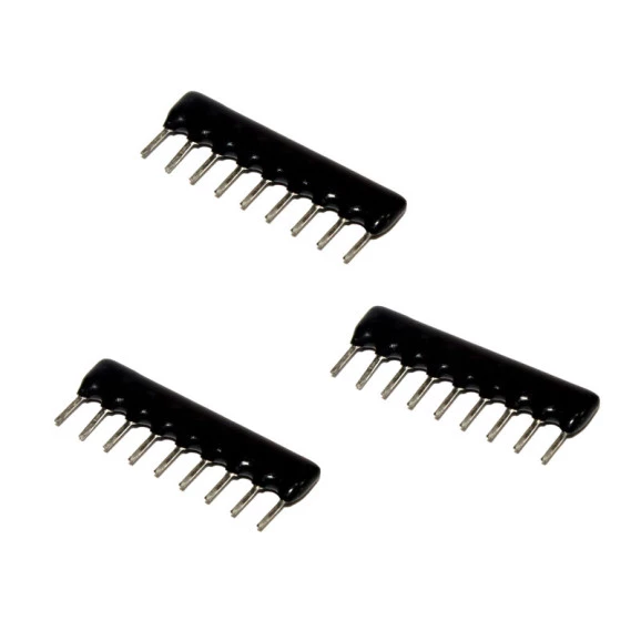 Rede Resistiva 9 Pinos - 33R a 470K