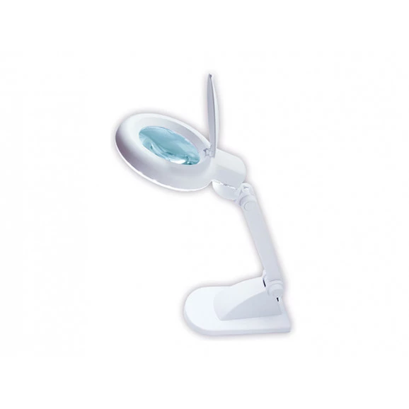 Lupa de mesa com Luminária HL-200 - Solver