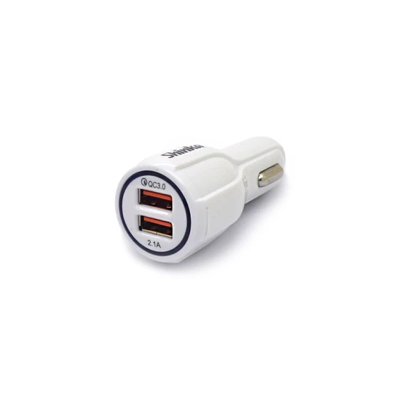 Carregador Veicular com 2 Portas USB Turbo 5.1A 12V - SH-C002 - PL-09
