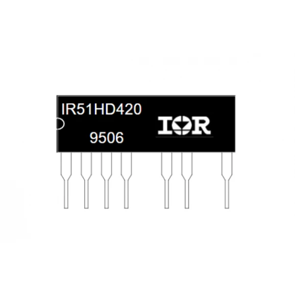 Circuito Integrado IR51HD420 - SIP9 - IR