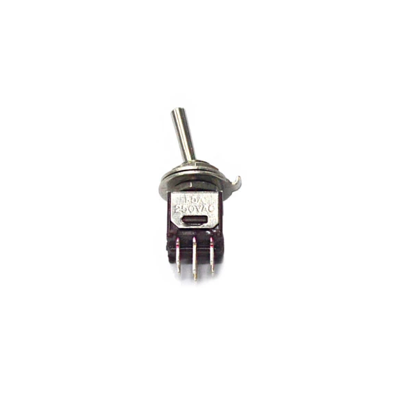 Chave Alavanca DPDT com 6 Terminais Solda Fio com Trava Liga/Liga - SMTS-202-2A1 - Jietong