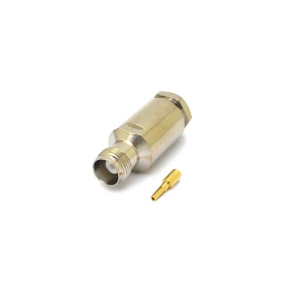 Conector TNC Fêmea Reto Cabo Prensa Cabo RG-213 / RGC-213 - TF-10 - Gav 125 - KLC