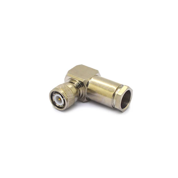 Conector TNC Macho Angular Cabo Prensa Cabo RG-213 / RGC-213 / RGC-8 - TM-34 - Gav 107 - KLC