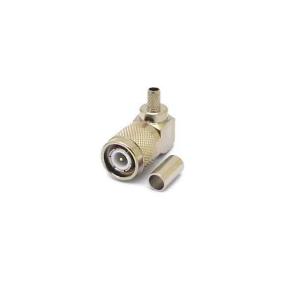 Conector TNC Macho Angular Cabo Crimpagem RG-58 / RGC-58 - TM-72 - Gav 112 - KLC