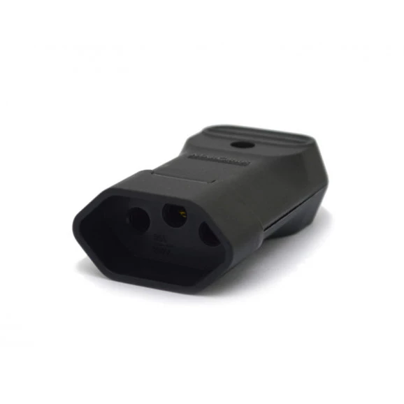 Tomada Desmontável Preta A/C 2P+T 20A/250V - TMD2-3 - Margirius