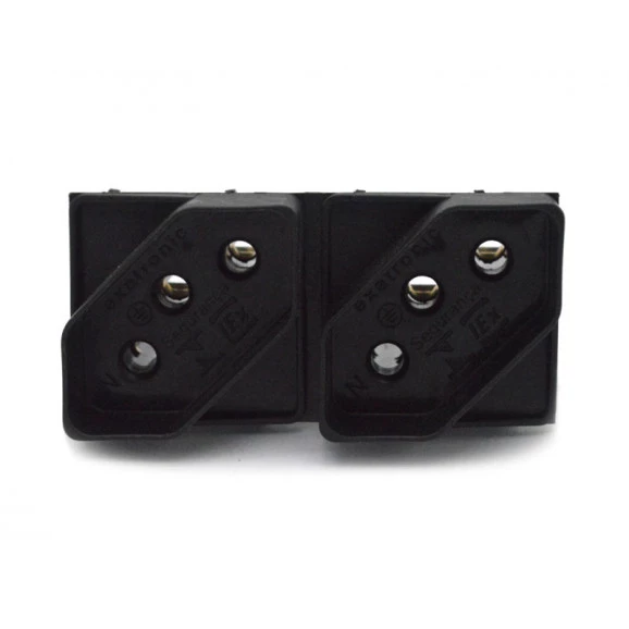 Tomada Tripolar Dupla Speed EX4520PT