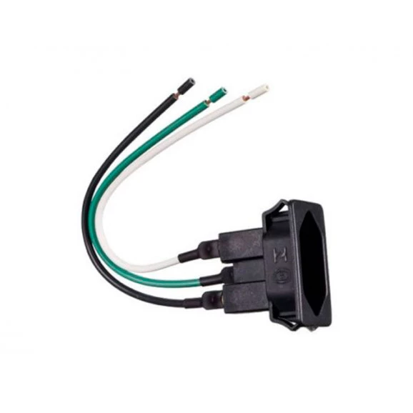 Tomada com Rabicho Preta 20A/250V - TPA2-3 E3F - Margirius